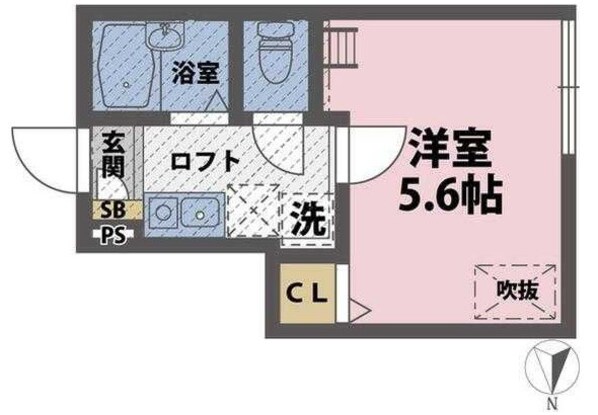 バーミープレイス駒込の物件間取画像